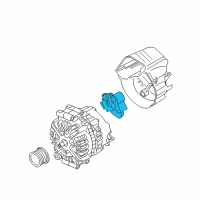 OEM BMW 750Li Voltage Regulator Diagram - 12-31-7-603-777