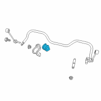 OEM Jeep Liberty BUSHING-STABILIZER Bar Diagram - 52125503AA