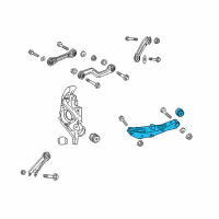 OEM 2020 Buick Regal Sportback Lower Control Arm Diagram - 84449394