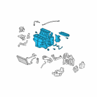 OEM Honda Odyssey Sub-Heater Unit Diagram - 79106-SHJ-A01