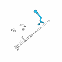 OEM 2005 Ford Crown Victoria Gear Shift Assembly Diagram - 8W1Z-7210-AE