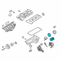 OEM BMW M4 Oil Filter Diagram - 11-42-7-854-445