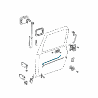 OEM 2003 Jeep Wrangler Link-Door Latch Diagram - 55176628AB