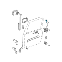 OEM 2002 Jeep Wrangler Cylinder Lock-Door Lock Diagram - 4778123