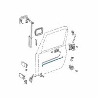 OEM 2002 Jeep Wrangler Link-Door Latch Diagram - 55176630