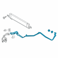 OEM 2019 Ford Mustang Cooler Pipe Diagram - JR3Z-7R081-D