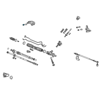 OEM 2003 Honda Element Bush, Steering Gear Box Mounting Diagram - 53685-S6M-000