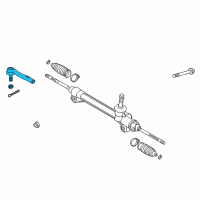 OEM Toyota Avalon Outer Tie Rod Diagram - 45460-09230