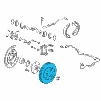 OEM Honda Pilot Disk, Rear Brake Diagram - 42510-S3V-A01