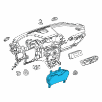 OEM 2018 Chevrolet Impala Cluster Diagram - 84582738