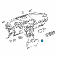 OEM Chevrolet Power Switch Diagram - 22818054