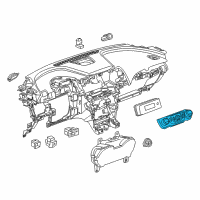 OEM 2016 Chevrolet Impala Dash Control Unit Diagram - 84429866