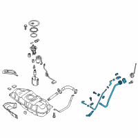 OEM Kia Soul EV Filler Neck & Hose Diagram - 31030B2500