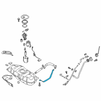 OEM 2017 Kia Soul EV Bracket-Fuel Tank Diagram - 31211B2000