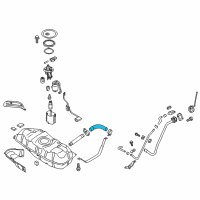 OEM Kia Soul EV Hose-Fuel Filler Diagram - 31036B2500