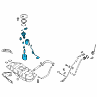 OEM 2015 Kia Soul EV Fuel Pump Complete Diagram - 31110B2500