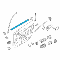 OEM Mercury Belt Weatherstrip Diagram - 6E5Z-5421457-AA