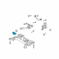 OEM 2010 Toyota Matrix Support Bracket Diagram - 48060-02010