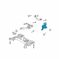 OEM 2010 Toyota Matrix Knuckle Diagram - 42305-02120