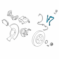 OEM 2016 Buick Cascada Brake Hose Diagram - 23423568