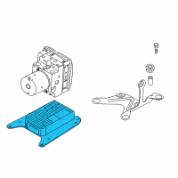 OEM 2013 BMW 750i ABS Control Module Diagram - 34526857302