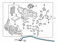 OEM 2020 Ford Expedition Outlet Hose Diagram - JL1Z-18663-CC