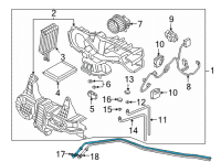 OEM Ford Inlet Hose Diagram - JL1Z-18696-DB