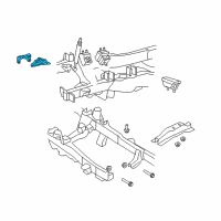 OEM 1999 Ford Ranger Mount Bracket Diagram - 2L5Z-6031-DA