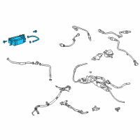 OEM 2005 Lexus RX330 Charcoal Canister Assembly Diagram - 77740-48100