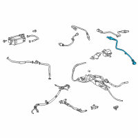 OEM 2004 Toyota Highlander Rear Oxygen Sensor Diagram - 89465-48180