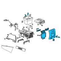 OEM 2019 Cadillac Escalade Rear Panel Diagram - 84105146