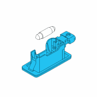 OEM 2006 BMW 325i Registration Plate Lamp Diagram - 63-26-7-165-646