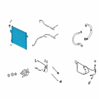 OEM 2007 Mercury Mountaineer Condenser Diagram - EU2Z-19712-C