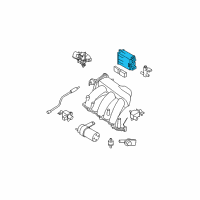 OEM 2009 Nissan Murano CANISTER Assembly E Diagram - 14950-CA00A