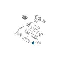 OEM 2007 Infiniti FX35 Valve Assy-Vacuum Delay Diagram - 14958-5S600