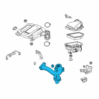 OEM Buick LaCrosse Inlet Duct Diagram - 23363512