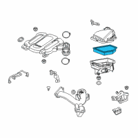 OEM 2019 Buick Regal Sportback Air Filter Diagram - 23451060