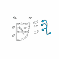 OEM Honda Socket Diagram - 33502-SJC-A01