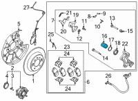 OEM 2018 Hyundai Kona Assy-Piston Diagram - 58213-C9300