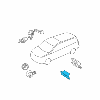 OEM Jeep Liberty Module-Security Alarm Diagram - 5026135AC