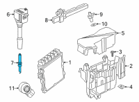 OEM 2020 Toyota GR Supra Spark Plug Diagram - 90118-WA461