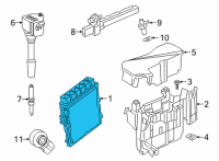 OEM 2021 Toyota GR Supra ECM Diagram - 89661-WAA02