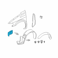 OEM 1997 Oldsmobile Silhouette Shield, Engine Splash Diagram - 10294085