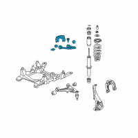 OEM 2006 Cadillac STS Upper Control Arm Diagram - 19207759