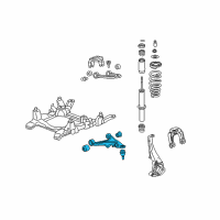 OEM 2005 Cadillac STS Lower Control Arm Diagram - 15921067