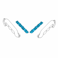 OEM 2003 Ford Thunderbird Manifold Gasket Diagram - 2W9Z-9448-AE