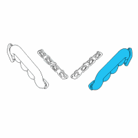 OEM 2000 Lincoln LS Manifold Diagram - XW4Z-9431-BA