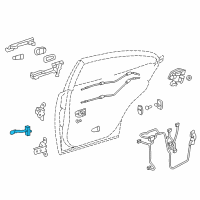 OEM 2016 Lexus ES350 Check Assy, Rear Door Diagram - 68630-06140