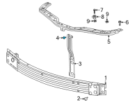 OEM 2022 Chevrolet Silverado 3500 HD Horn Bolt Diagram - 11519383