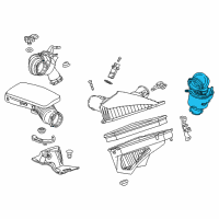 OEM 2015 Cadillac CTS Air Outlet Tube Diagram - 22844630